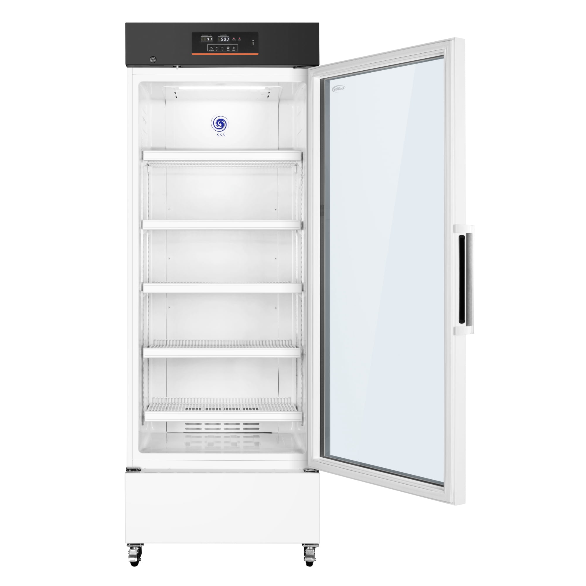Commercial 15 cu. ft. Medical Pharmacy Refrigerator with Emergency Backup Battery and Alarm in White, UL Listed (KM-PHR-15C)