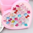 thumbnail image 3 of 24PCS Kids Rings Cute Adjustable Crystal Rhinestone Princess Rings Toy Rings, 3 of 9