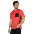 thumbnail image 4 of Inkmeso SolidComfortable Cotton T-Shirt ForMens Classic-Fit Short Sleeve Lightweight Shirt W/ Patch Pocket, 4 of 7