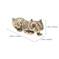 thumbnail image 5 of KAKOWELY 5 llaveros colgantes con forma de tigre, accesorios retro decorativos., 5 of 5