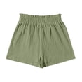 Auroural Girls Shorts Size 6 Middle School Children's Solid Color Girl ...