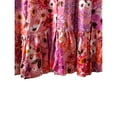 thumbnail image 4 of Rachel Parcell Fit & Flare Tiered Hem Shirt Dress- Floral- Pink Multi/Botanical -10, 4 of 10