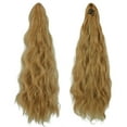 thumbnail image 3 of LELINTA Women 18" Long Wave Claw Jaw Ponytail Hair Extension Piece 170g, 3 of 7