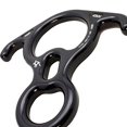 thumbnail image 4 of Fusion Climb Aluminum Terminal 8 Descender Black Large, 4 of 4