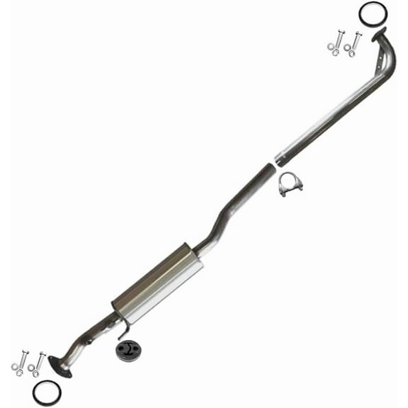 Northeastern Exhaust Stainless Steel Resonator Pipe Fits 1999–2001 Toyota Solara 2.2L & 2002–2003 Toyota Solara 2.4L – Direct Fit