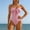 Pink, variant on Sakmal Off the Shoulder One Piece Swimsuits Women Slimming Bathing Suit Pink Cute Sweetheart Womens Swimsuit L