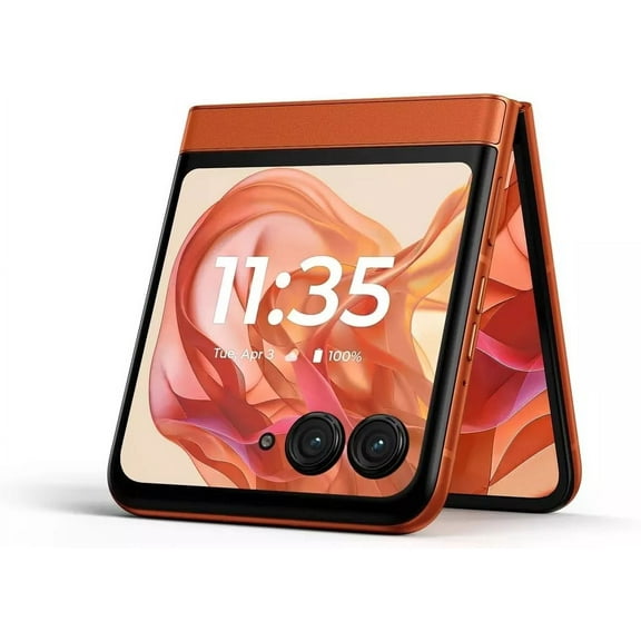 Motorola razr | 2024 | Unlocked | Made for US 8/256GB | 50MP Camera | Spritz Orange Smartphone Cell