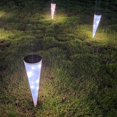 thumbnail image 4 of 2 juegos de lámpara solar para exteriores, impermeable, inalámbrico, aplique de pared, decoración, luz blanca cálida, jardín. Afortunado Sencillez, 4 of 5