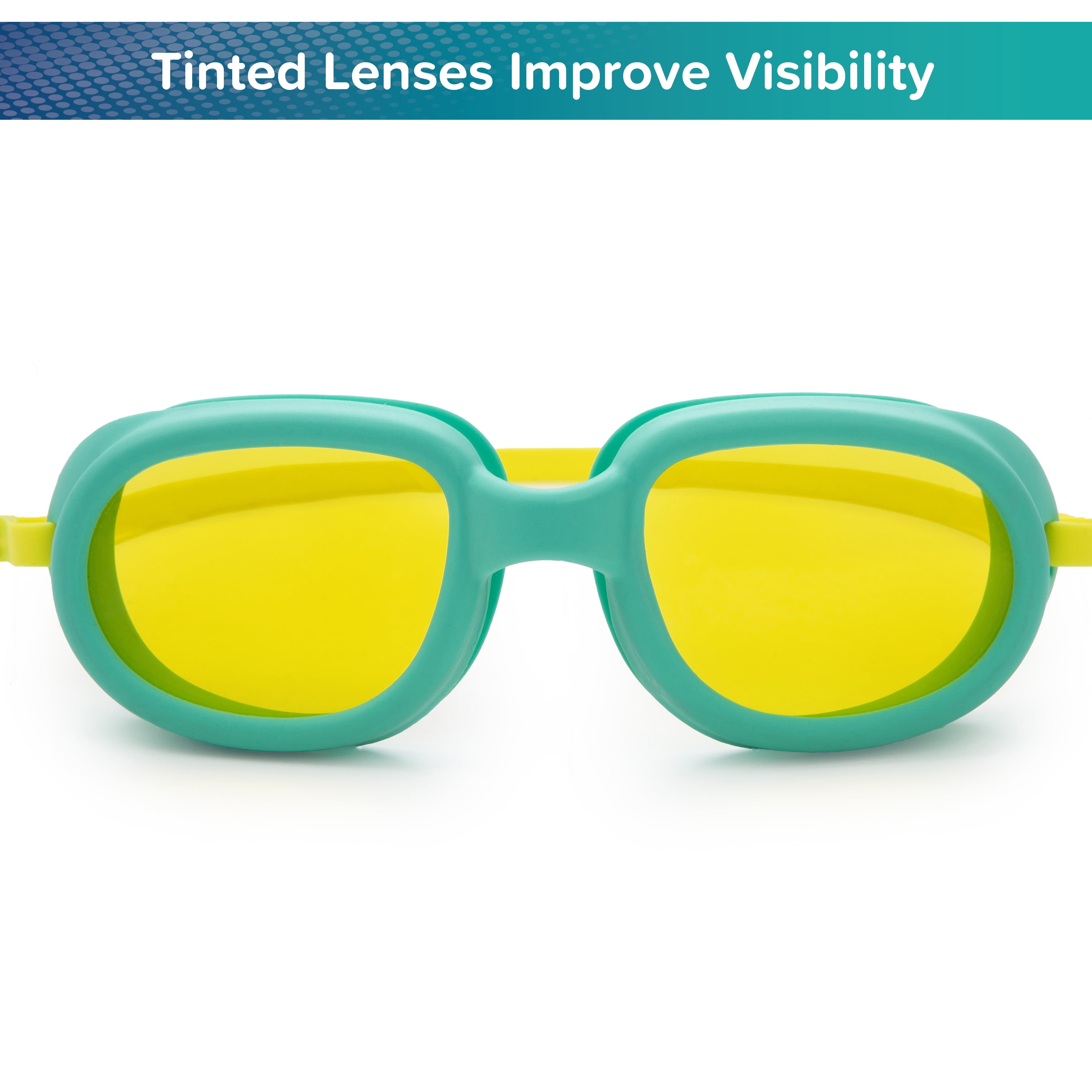 Dolfino Swim Goggle for Children, Multi-Color (3 Pack)