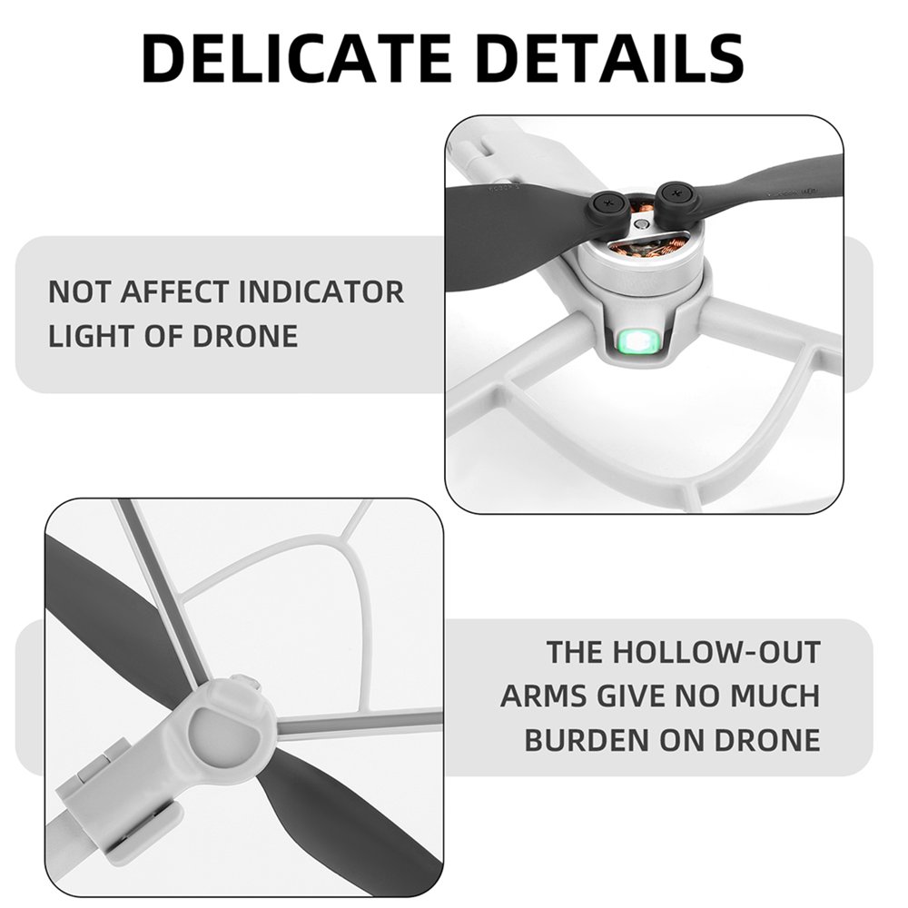 Protecteur D’Hélice Pour DJI Mini 5 Pro - Couvercle Anti-Collision Gris, Léger Et Facile à Installer - 5