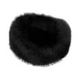 thumbnail image 3 of yuksok Plush Headband Hair Band Ski Hat for Outdoor Activities Travel Daily Wear Black, 3 of 9