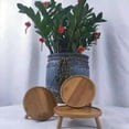 thumbnail image 6 of Flower Pot Tray Solid Wood Flower Shelf Indoor Desktop Living Room Potted Pothos Floor-_wm25, 6 of 6