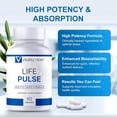 thumbnail image 2 of Vitality Now Life Pulse Natural Heart Health Supplement – 7 Power Ingredients for Blood Pressure & Cardiovascular Support – Non-GMO Formula for Men & Women – Made by Former NASA Scientist (Pack of 1), 2 of 8