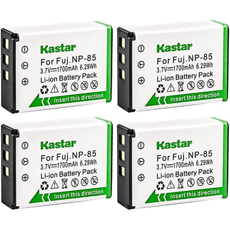 Kastar FNP-85 Battery 4-Pack Replacement for Haier DV-E80 RICH A180 A200 A230 R291F DIGIPO HDV-S590 HDV-S690 AIGO AHD-Z50 OUCCA HDV-A37 Camera