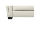 thumbnail image 4 of Benjara BM213243 Fabric Upholstered Loveseat with Flared Shelter Arms - Off White - 38 x 65 x 38 in., 4 of 5