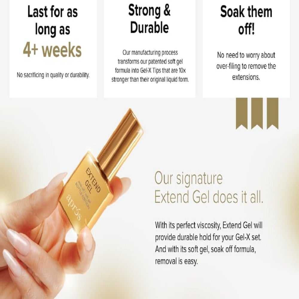 Apres Extend Gel in Bottle Edition - 15ml / 0.5 oz(Pack of 3)