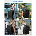 thumbnail image 5 of Vacuum Backpack for Travel, Vacuum Seal Carry on Backpack with Vacuum Compression, Vacuum Travel Backpack with Pump for Women Men Airline Approved Air Backpack Vacpack for Work College Daypack Black, 5 of 11