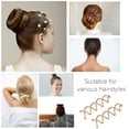 thumbnail image 7 of LQQBOX Spiral Bobby Pins - 50 Pieces Simple Styles Spiral Hair Pins, Rose-gold, 1.97" * 0.55", Hair Accessories for DIY Hairstyles, Women and Girls, 7 of 7