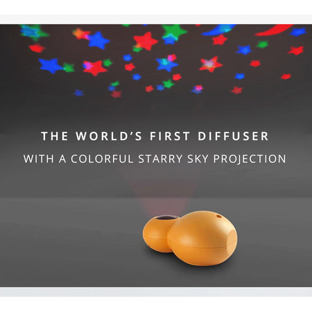 ZAQ Sky Aroma Essential Oil Kids Diffuser LiteMist Ultrasonic Aromatherapy Humidifier - Starry Sky Projection