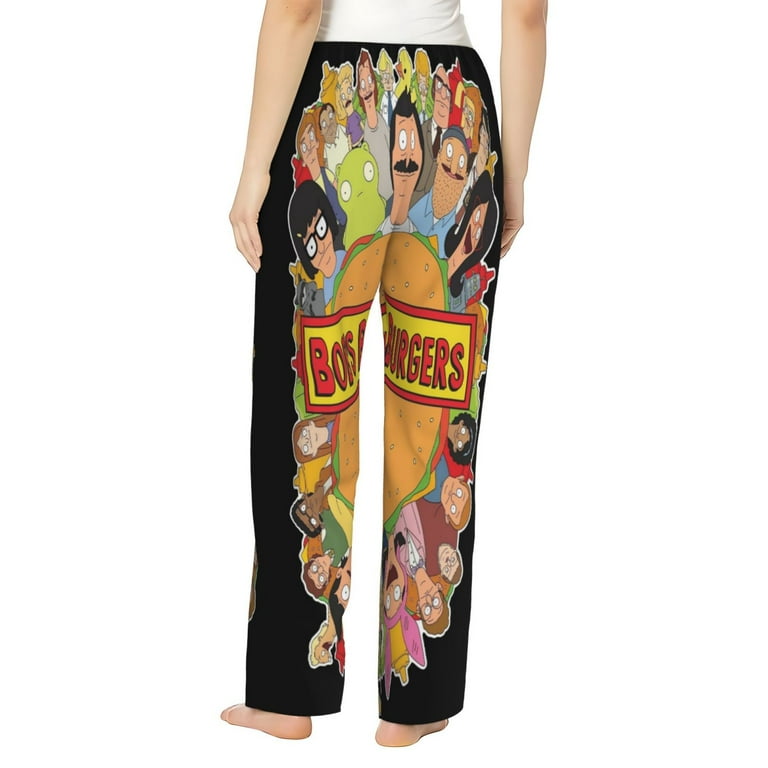 Womens Bob s Burgers 7 Pajama Pants Sleepwear Pajamas Vacation Sleep Pant With Pockets Walmart