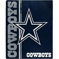 thumbnail image 1 of NFL Dallas Cowboys Couverture en Peluche Royale Design Restructuré 50x60, 1 of 3