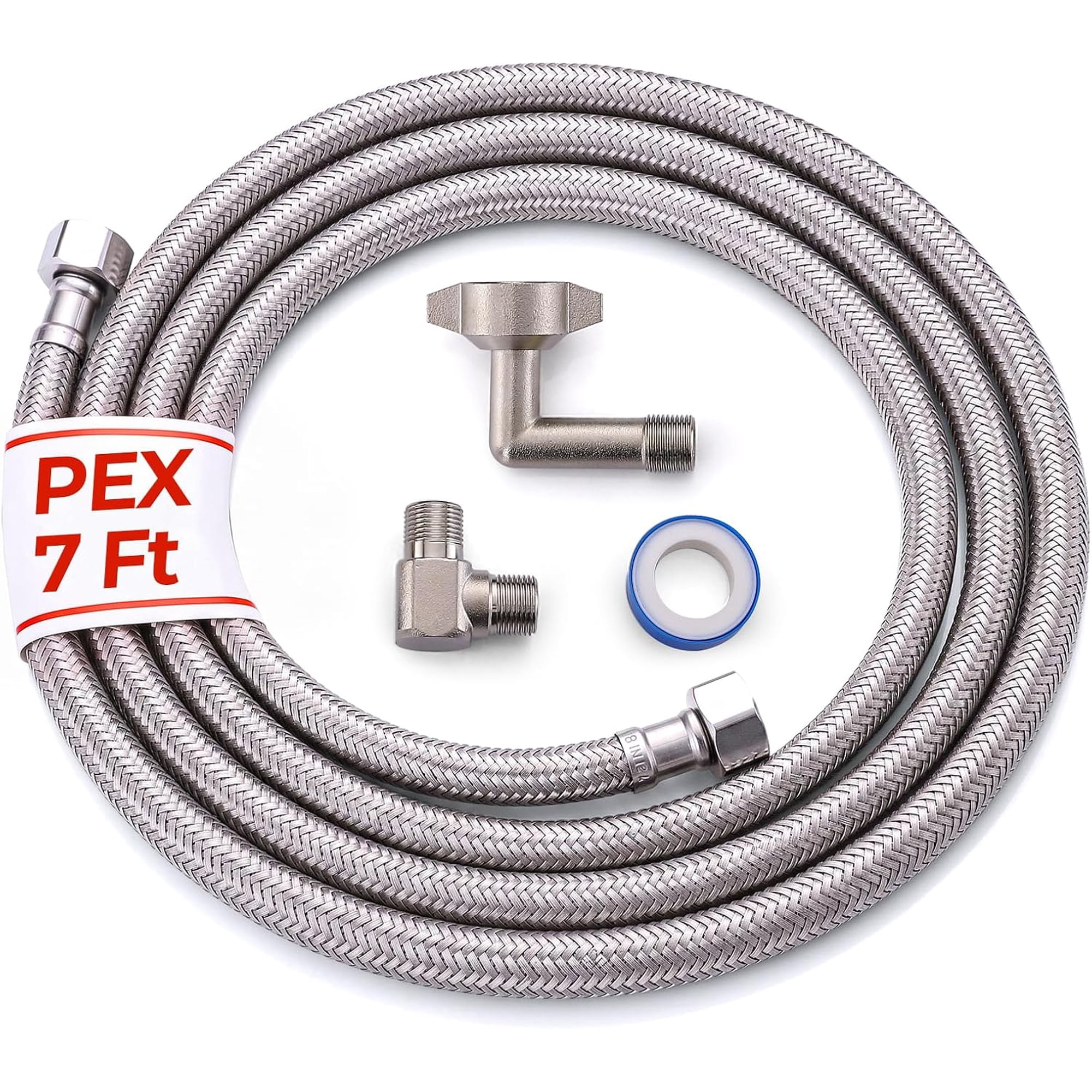 7 Ft Dishwasher Installation Kit with Adapter for Easy Install