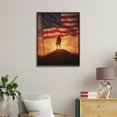 thumbnail image 4 of Paint By Numbers Kit for Adults Beginner - DIY Sunset Soldier Patriotic Scene Canvas Painting Kits for Adults, Frameless Paint By Number for Adults for Home Wall Decor 16x20 Inch, 4 of 7
