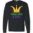 thumbnail image 3 of Inktastic Mardi Gras King Celebration Party Long Sleeve T-Shirt, 3 of 5