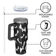 thumbnail image 4 of Spooky Halloween Pattern Tumbler with Handle and Lid,40oz Double Wall Vacuum Insulated Tumbler,Cups Gift for Women and Men, 4 of 7