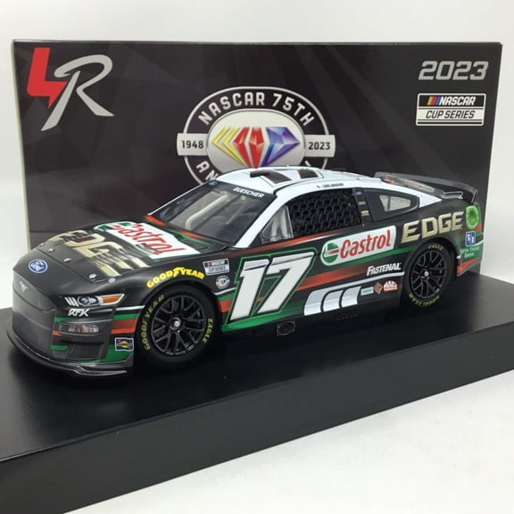 Action Racing Chris Buescher 2023 #17 Castrol Edge 1:24 Regular Paint Die-Cast Ford Mustang