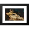 thumbnail image 2 of Hans Makart 14x11 Black Modern Framed Museum Art Print Titled - Charlotte Wolter as Messalina (1875), 2 of 5