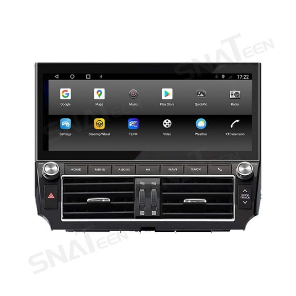 SNATEEN 12.3" Android 13 Car Stereo for Toyota Prado 2014-2017 Replacement DSP Radio with Wireless CarPlay/Android Auto,GPS Navigation,Fast Boot HD Multimedia Player