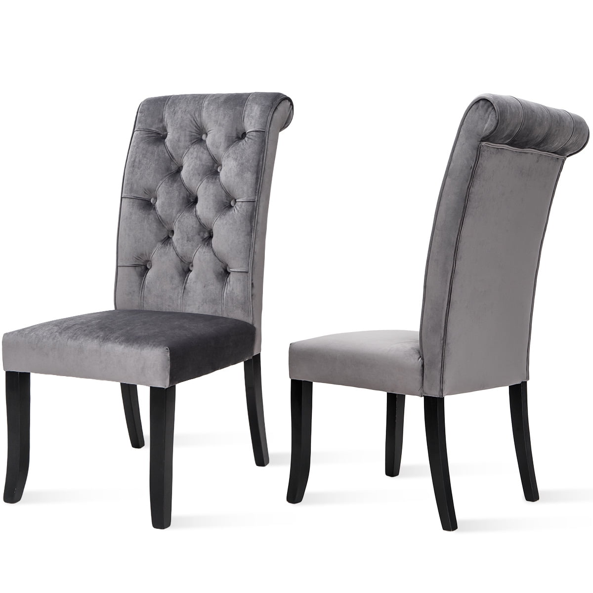 Kepooman Dining Chair, Set of 2, Gray Kepooman Dining Chair, Set of 2, Gray