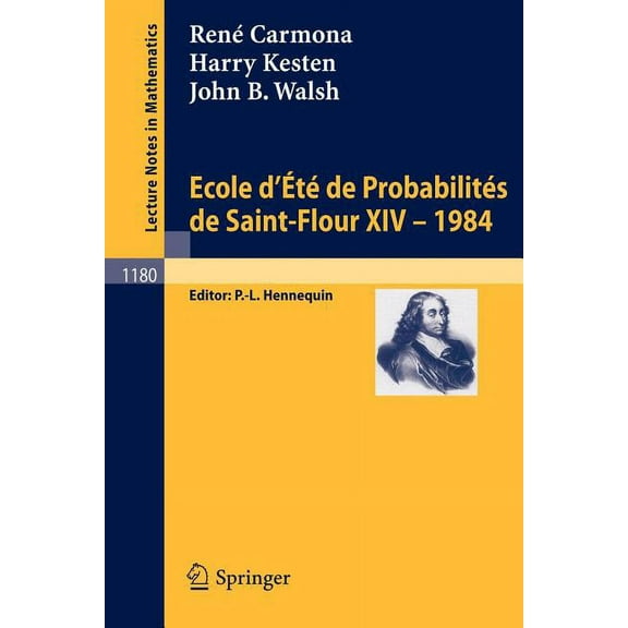 Ecole d'Ete de Probabilites de Saint Flour XIV, 1984, (Paperback)