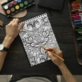 thumbnail image 5 of TSPVOTUS Blissful Pattern Coloring Book for Adult, Spiral Bound, Soft Cover, 5 of 6