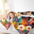 thumbnail image 4 of Homewish Animal Black Cat Bedding Comforter Set 2pcs for Kids Children,Chic Floral Flowers Twin Comforter Sets Microfiber,Spring Garden Breathable Bedding Set,Breathable Home Decor, 4 of 8