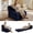 Dark blue, variant on Foldable Floor Chair Bed, Single Fold Out Sofa Bed, Plush Faux Rabbit Fur Convertible Lounger Sleeper Chair for Living Room Bedroom