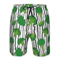 thumbnail image 3 of Fotbe Broccoli 2 Trajes de Baño Estampados para Hombre, Shorts de Verano de Secado Rápido, Ropa de Playa, Bañadores-Medium, 3 of 6