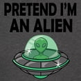 thumbnail image 3 of CafePress - Halloween Pretend Im An Alien T Shirt - Womens Comfort Colors® Shirt, 3 of 4