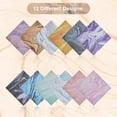 thumbnail image 6 of 24PCS Decorative Craft Paper 12 Styles Assorted-Colors Pattern Paper 15.2x15.2cm Color Mixture Paper Scrapbook Cardstock Pad for DIY Card Making Scrapbooking Photo Album Arts Decor, 6 of 7