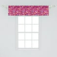 thumbnail image 2 of Ambesonne Dessert Valance Pack of 2, Colorful Candies Cartoon, 54"X12", Magenta and Multicolor, 2 of 4