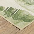 thumbnail image 4 of Oriental Weavers Fiji Washable Indoor/Outdoor Rug - FIJ02 - 2' x 3' - in Beige/ Green - Tropical Style, Non-Slip, Stain Resitant, Ultra Low Pile, Patio, Outdoor Living Area Rug, 4 of 5