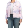 thumbnail image 3 of Women's Ex-Boyfriend Cotton Denim Trucker Jacket -  Size Large, 3 of 4
