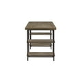 thumbnail image 5 of Madison Park Cirque 60" Engineered Wood and Metal Cirque Desk in Gray, 5 of 5