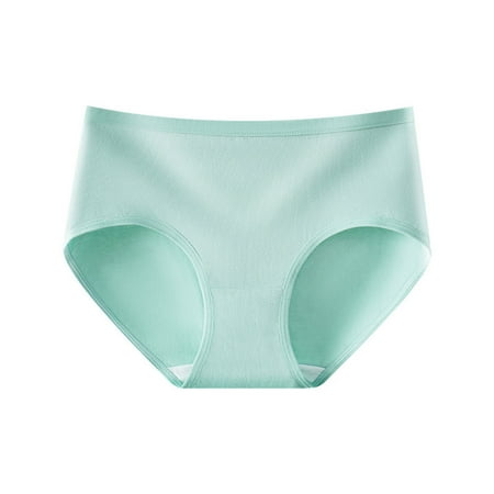 Discount Bonanza  Women s Cotton Underwear  Breathable Seamless  Comfort Fit  Daily Wear  Soft Elastic Waistband  for Work  Travel  Casual  Womens Plus Size Clearance | Green XXL | Sopatenor