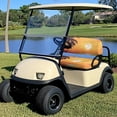 thumbnail image 4 of Pzuqiu Golf Cart Seat Cover Breathable Polyester Cloth, Compatible with Outdoor Golf Course, for Golf Cart Bench Seat Club Car Ezgo, Sunset Palm, 4 of 10