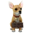 thumbnail image 2 of "You Want Some Of This" Feisty Chihuahua Dog Statue 12.5"H Carefree Chimichanga Chihuahua Puppy Welcome Greeter Figurine, 2 of 5
