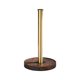thumbnail image 1 of Soporte para toallas de papel de madera y metal Soporte para rollos de toallas de papel de pie para el suelo de la cocina con base de madera para rollos de tamaño estándar o jumbo TUNC Sencillez, 1 of 3