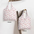 thumbnail image 2 of Vsdgher Red coral and scallop seashell Print canvas Tote Bag, Lightweight Cloth Bags, Suitable for shopping, groceries, travel, 2 of 4