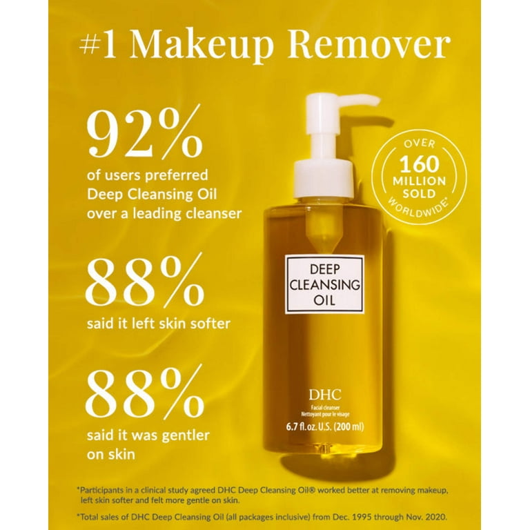 DHC Deep Cleansing Oil, Makeup Remover, Hydrates Skin, Botanical